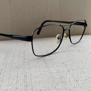 Kirkland Signature Men Eyeglasses Frame Black Tone Metal Glasses SHIRAZ 58[]16